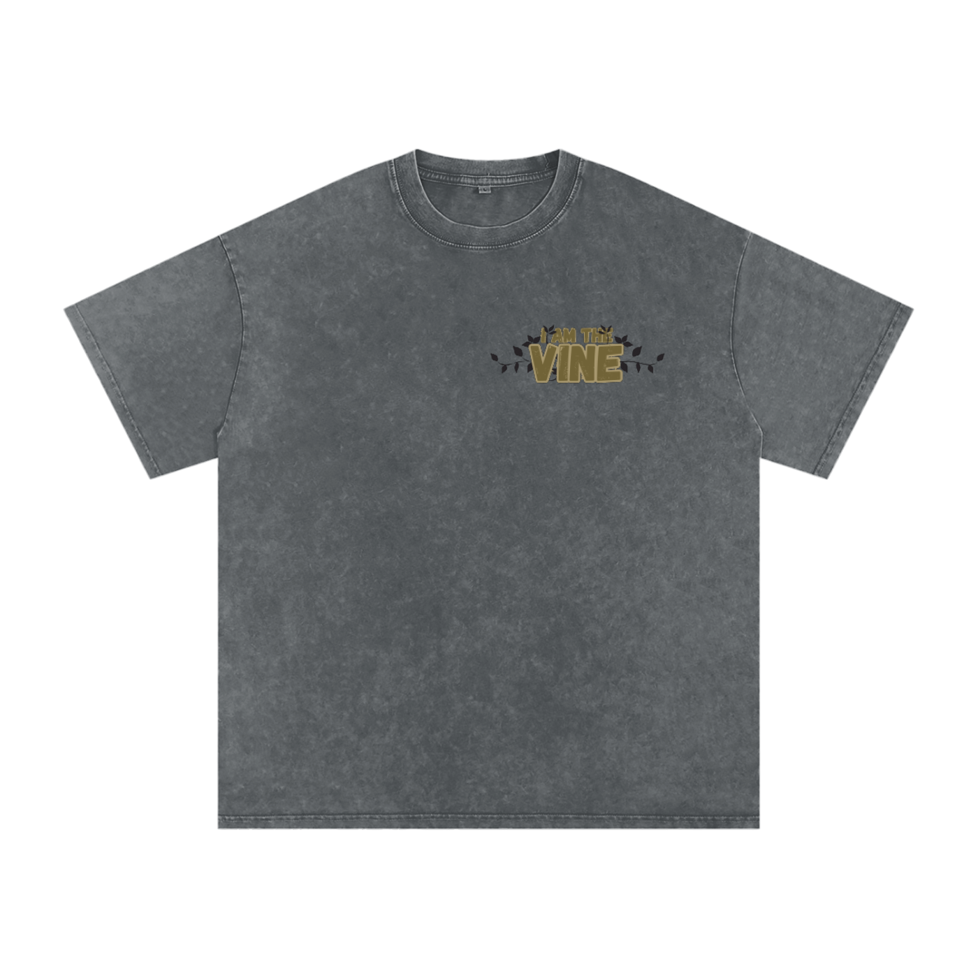 "I am the Vine" Unisex Acid Wash Oversize T-Shirt