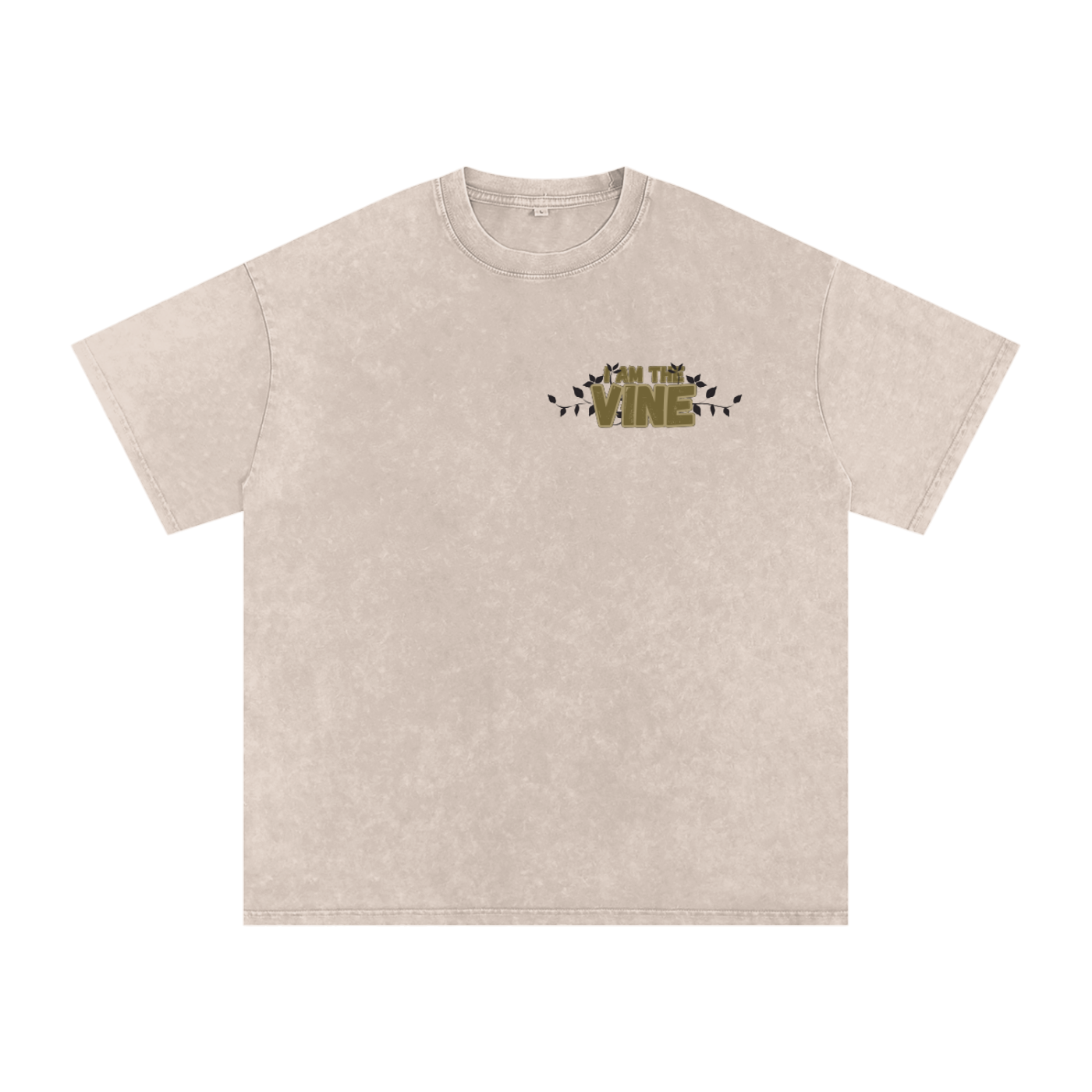 "I am the Vine" Unisex Acid Wash Oversize T-Shirt