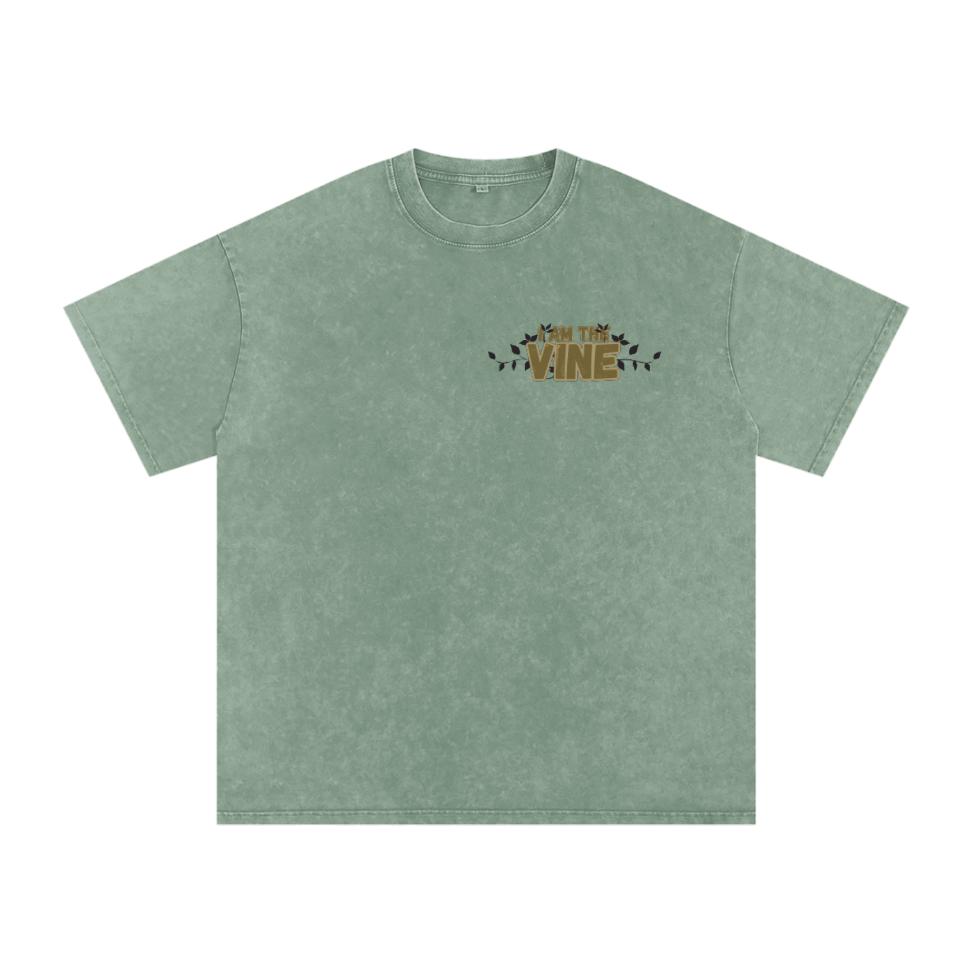 "I am the Vine" Unisex Acid Wash Oversize T-Shirt