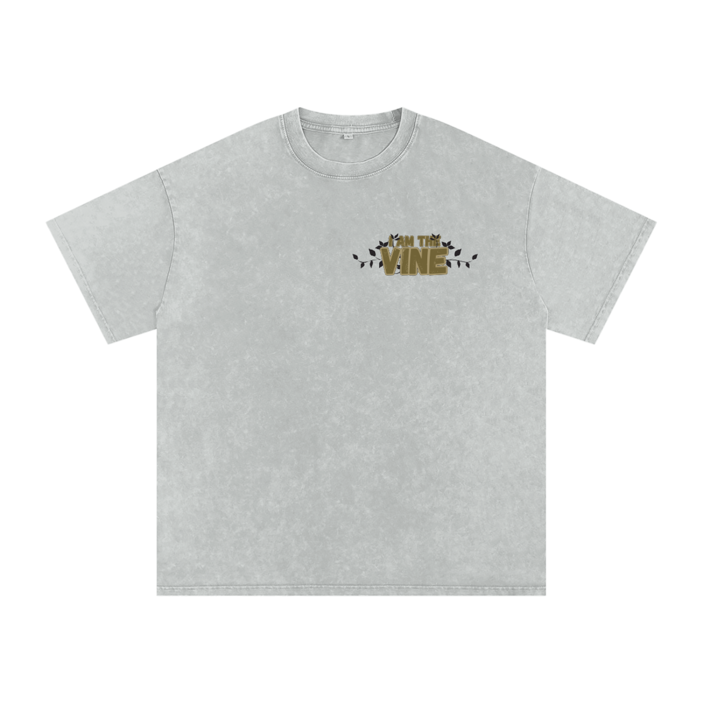 "I am the Vine" Unisex Acid Wash Oversize T-Shirt