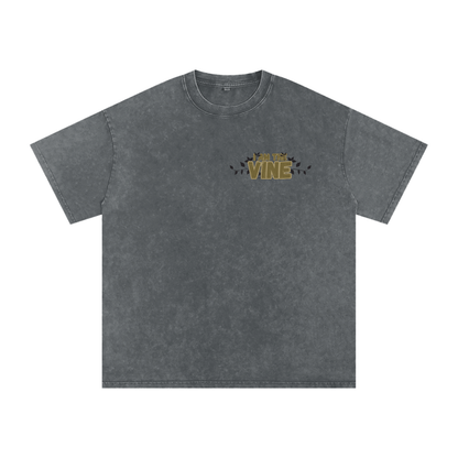 "I am the Vine" Unisex Acid Wash Oversize T-Shirt