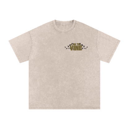 "I am the Vine" Unisex Acid Wash Oversize T-Shirt